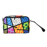 BRITTO® Vegan Leather Toiletry Bag - COLORFUL LANDSCAPE