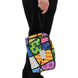 BRITTO® Vegan Leather Toiletry Bag - COLORFUL LANDSCAPE