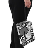 BRITTO® Eco Leather Toiletry Bag - BLACK LANDSCAPE