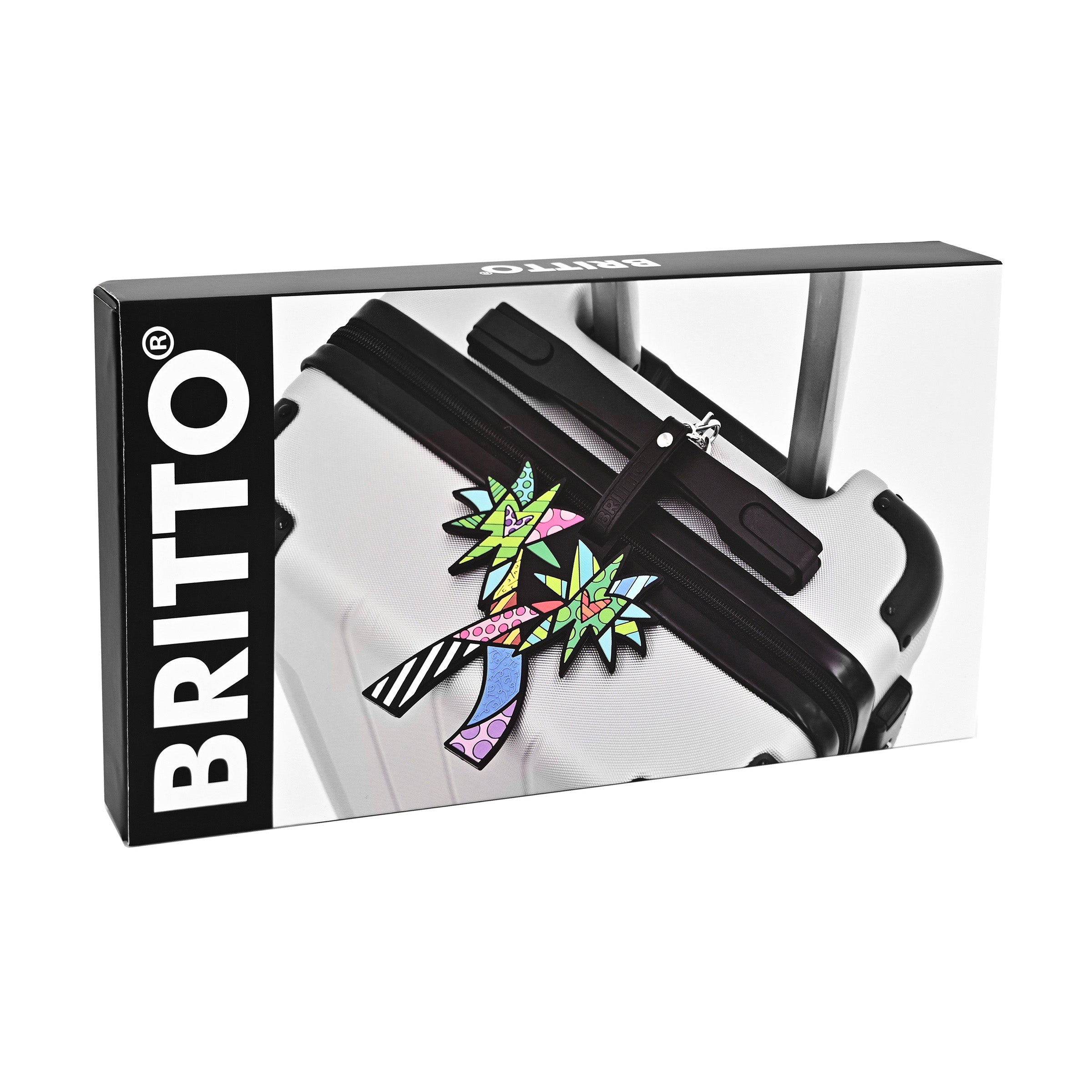 Britto Luggage Tag Palm Trees