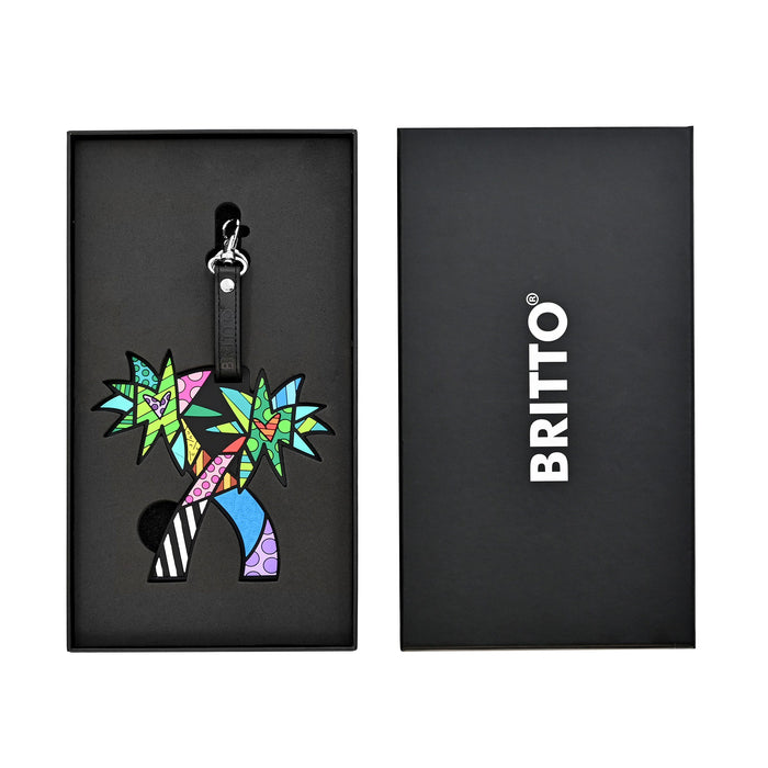 Palm tree luggage tag store