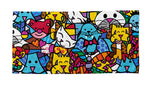 BRITTO® LUXURY BEACH TOWEL - XL - 100% Cotton - BEST FRIENDS