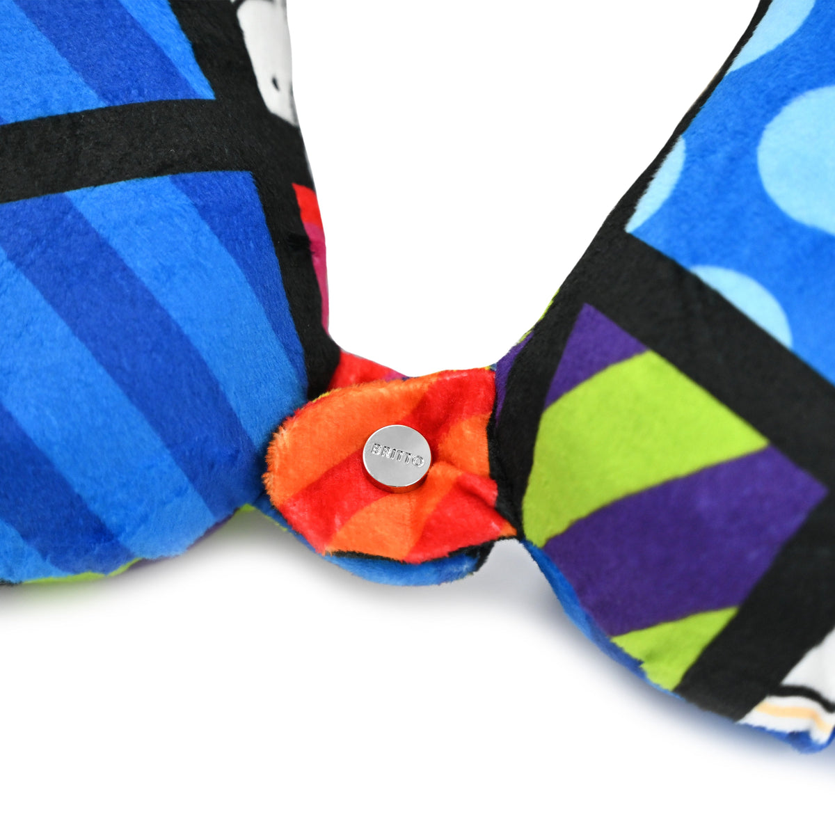 Romero Britto britto travel neck pillow colorful  colorful pop art design