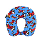 BRITTO® Travel Neck Pillow - Flying Hearts