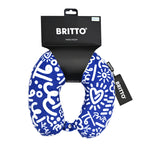 BRITTO® Travel Neck Pillow - Graffiti Blue