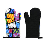 BRITTO® Oven Mitt & Potholder Set - Colorful Landscape