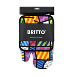 BRITTO® Oven Mitt & Potholder Set - Colorful Landscape