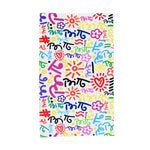 BRITTO® LUXURY BEACH TOWEL - XL - 100% Cotton - GRAFFITI COLOR