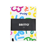 BRITTO® LUXURY BEACH TOWEL - XL - 100% Cotton - GRAFFITI COLOR