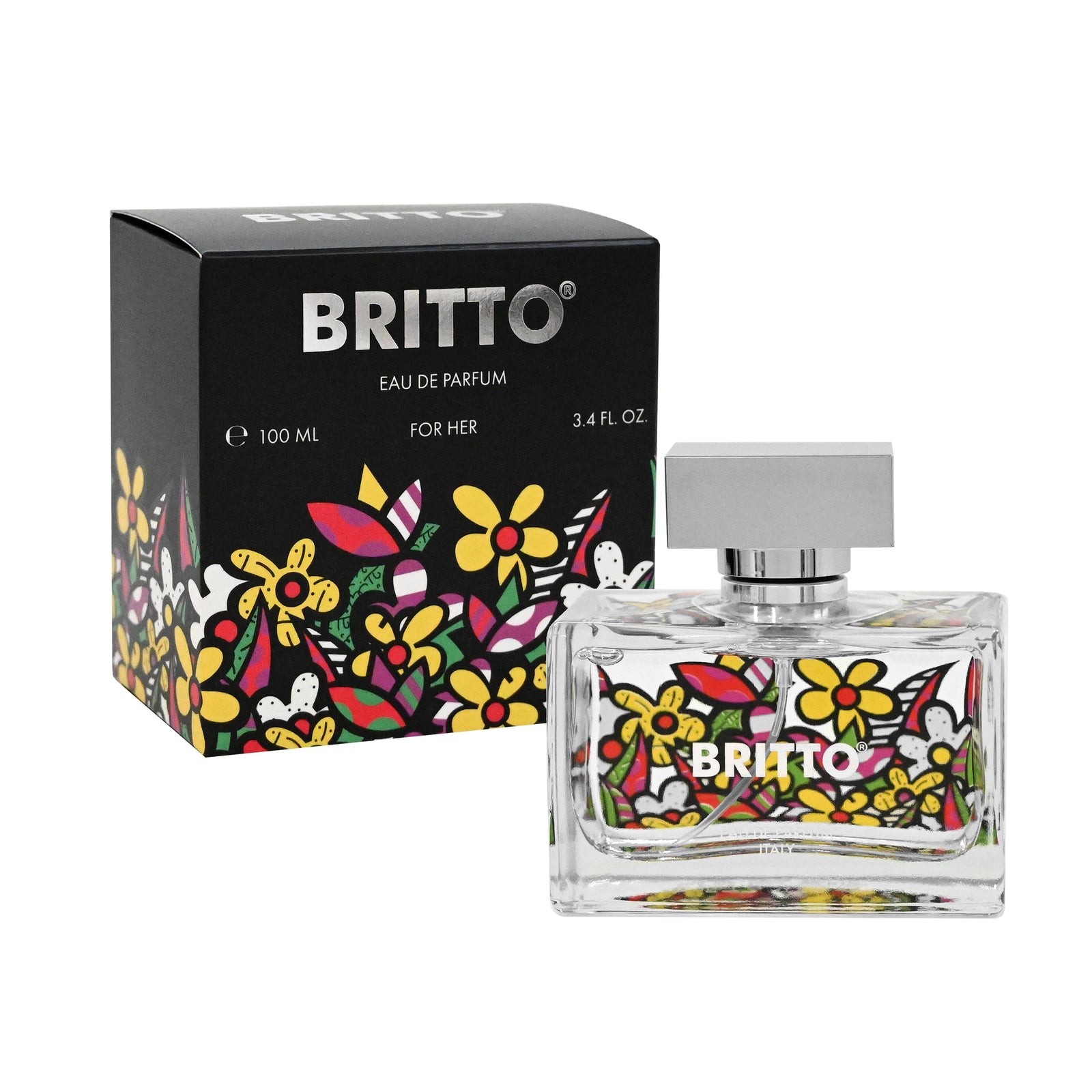 Romero Britto britto perfume for her  colorful pop art design