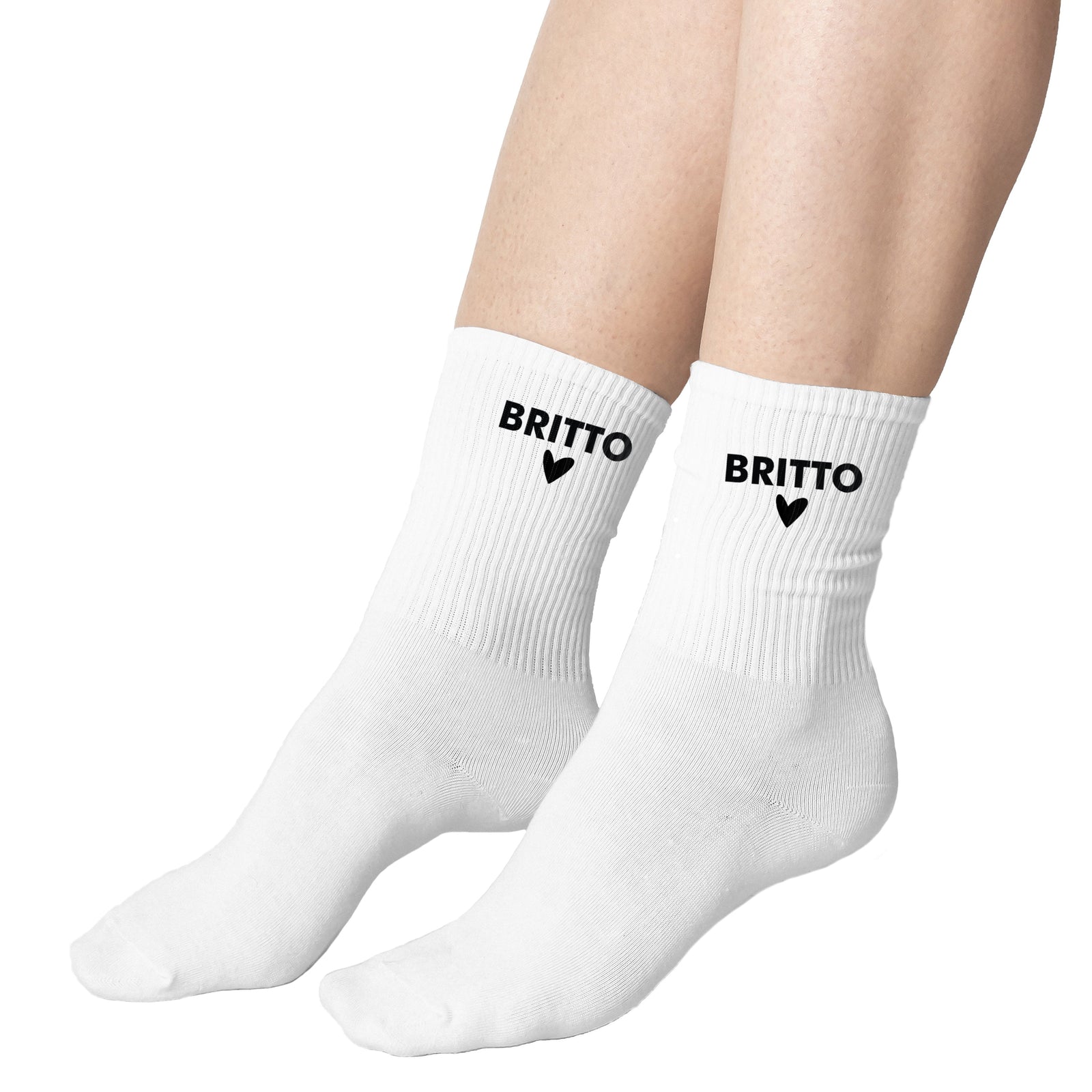 BRITTO® SOCKS - White - Pack of 2