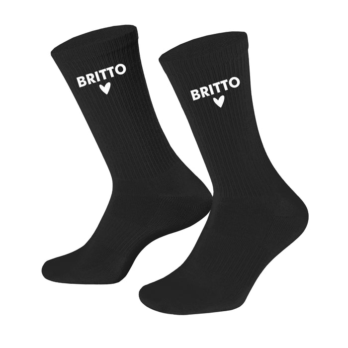 BRITTO® SOCKS - Black - Pack of 2