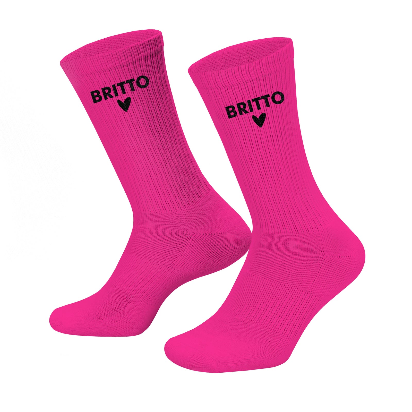 Romero Britto neon magenta britto socks pack  colorful pop art design