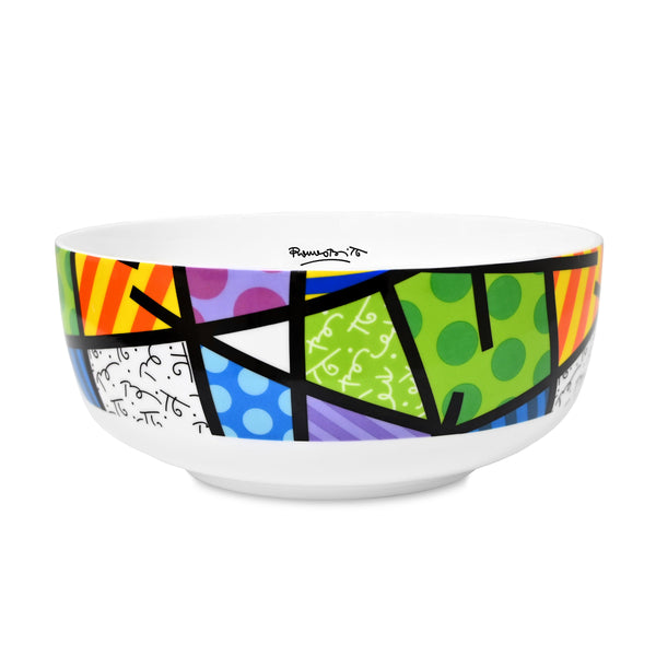 Colorful Landscape Britto Bowl - Shop Britto