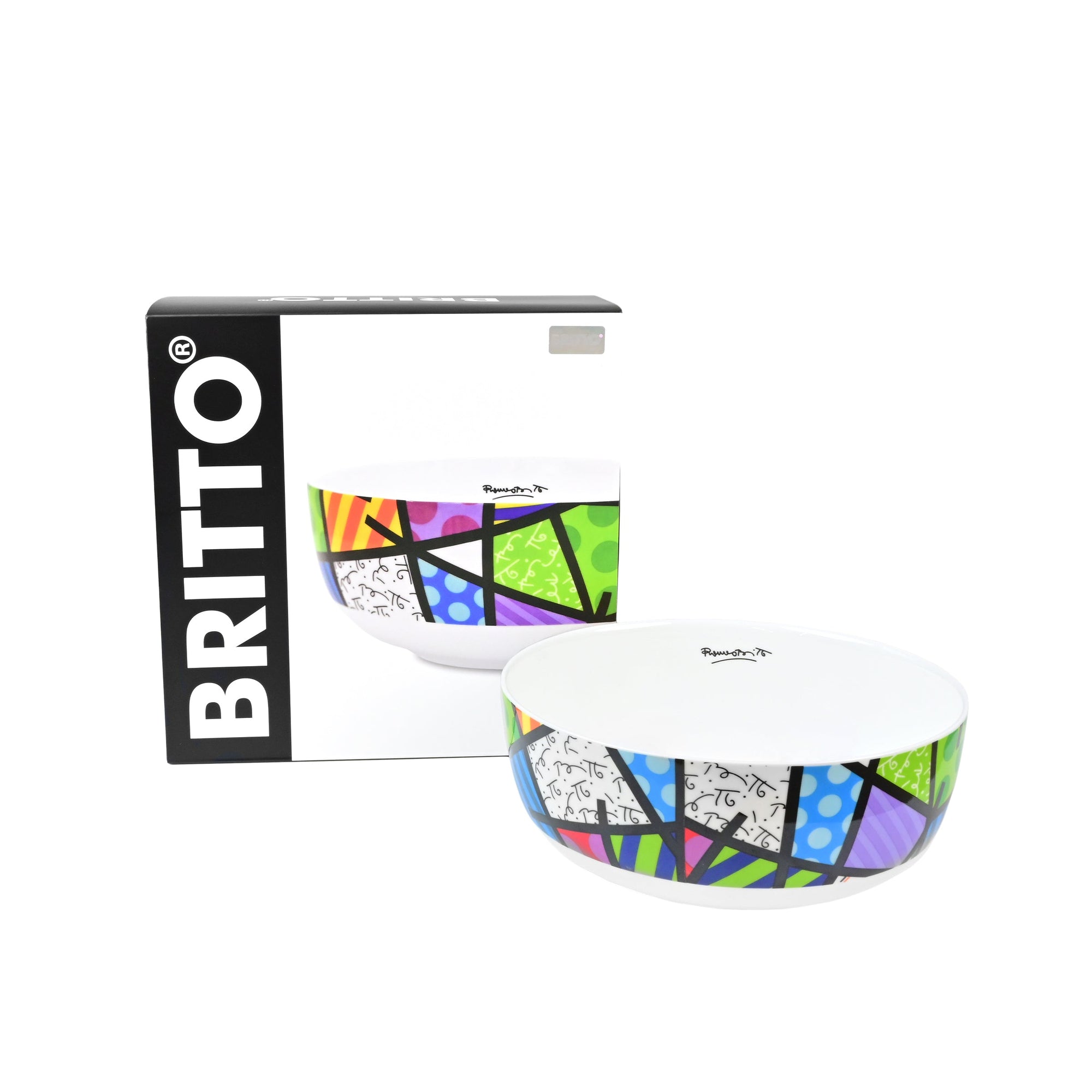 Colorful Landscape Britto Bowl - Shop Britto