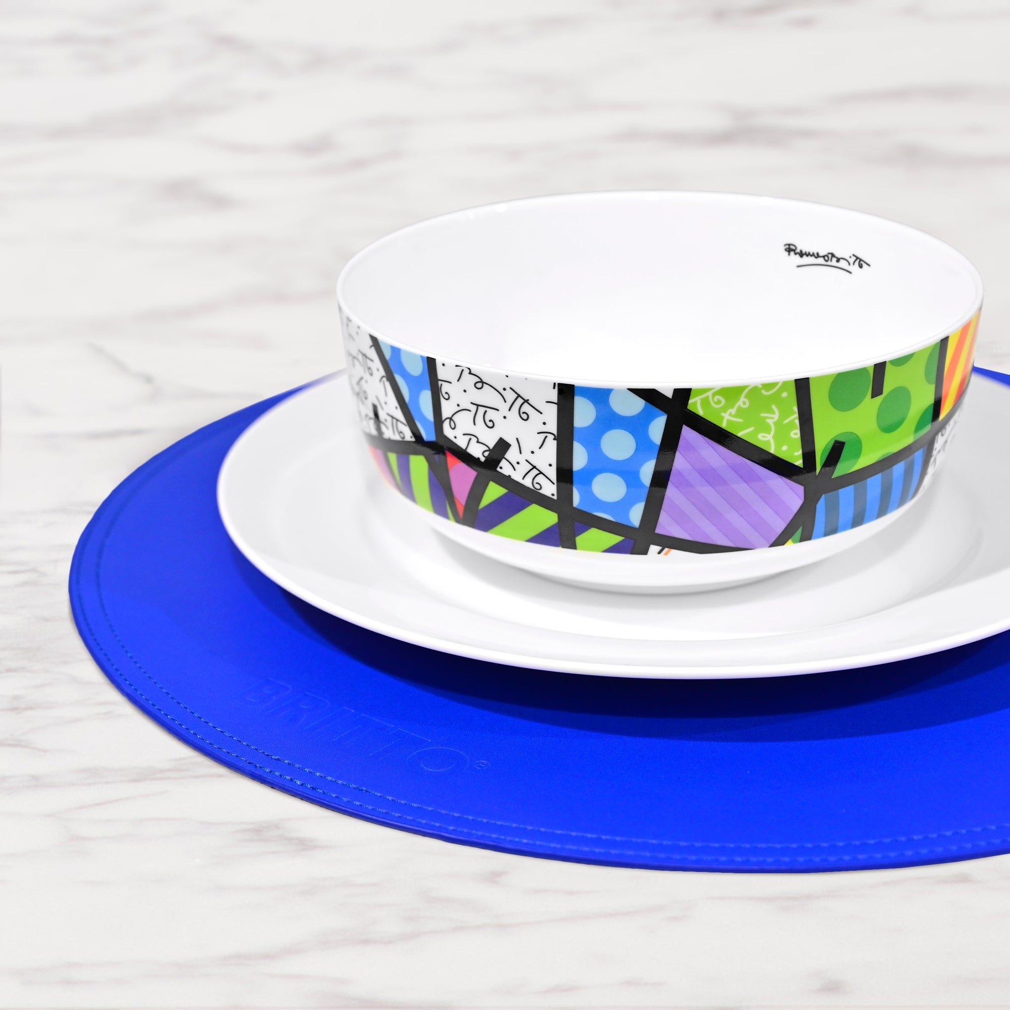 Colorful Landscape Britto Bowl - Shop Britto