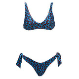 DIAMONDS IN THE SKY - Bikini Triangle Top with Bottom