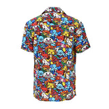 BRITTO® Shirt - Men's Short Sleeve Button Down - BEST FREINDS