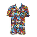 BRITTO® Shirt - Men's Short Sleeve Button Down - BEST FREINDS