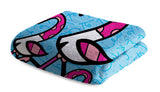 BRITTO® BEACH TOWEL - Limited Edition - FLAMINGOS