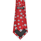 RED FLOWERS Necktie