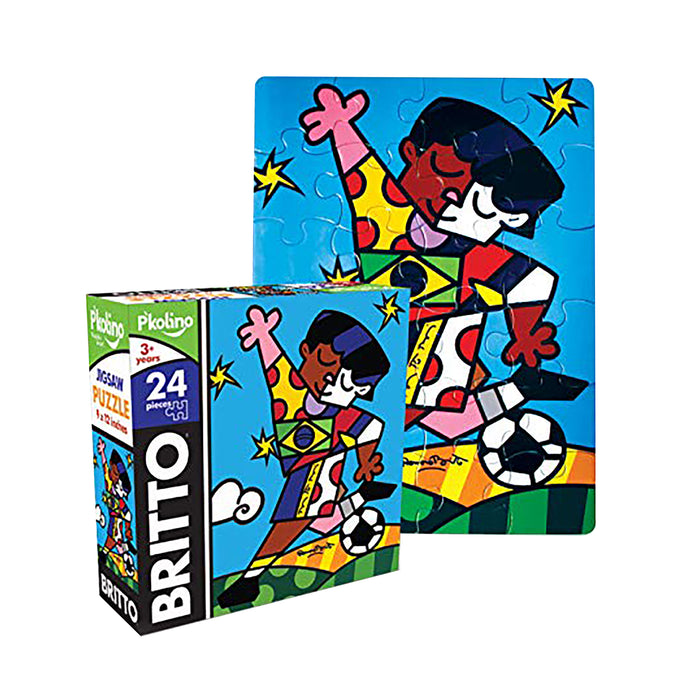BRITTO - SOCCER JIGSAW PUZZLE - 24 PIECE