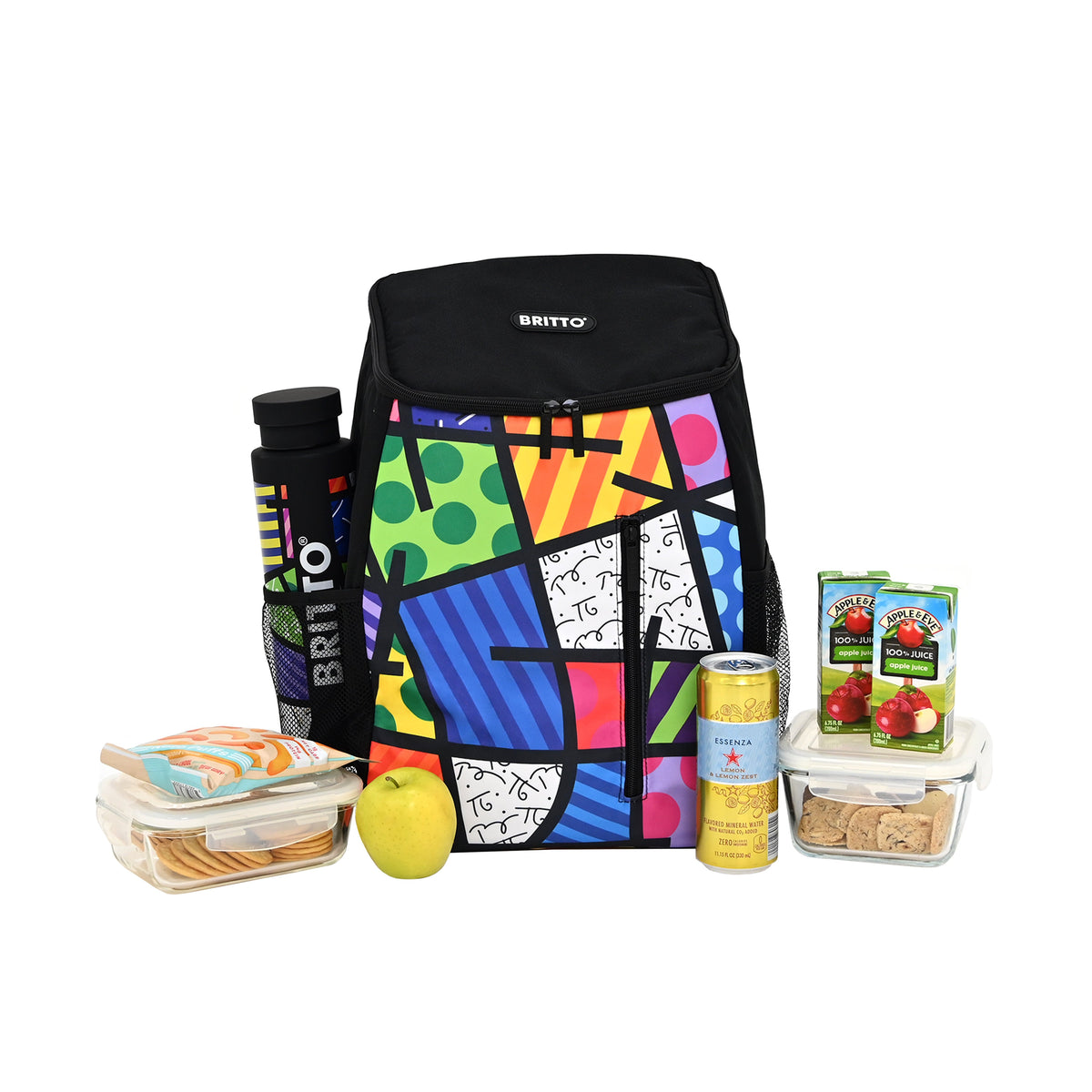 britto cooler bag colorful landscape  artistic colorful design collectible