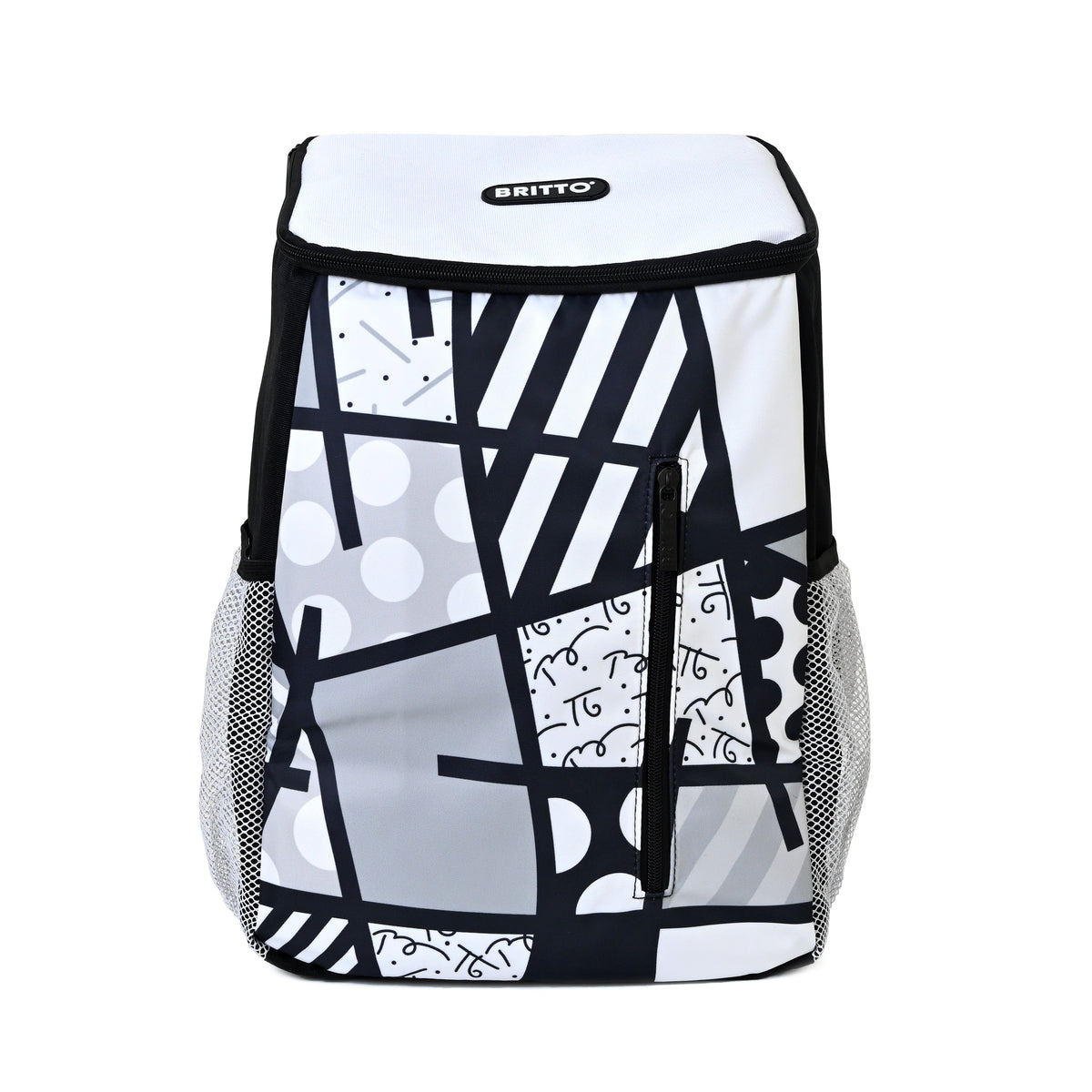 Romero Britto britto cooler bag black landscape  colorful pop art design
