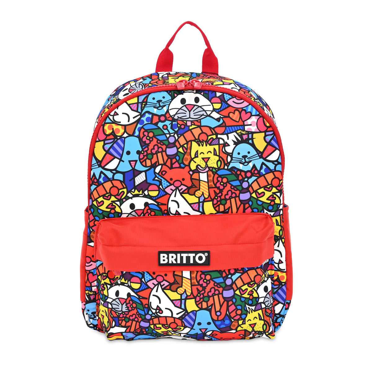 Romero Britto britto backpack best friends  colorful pop art design