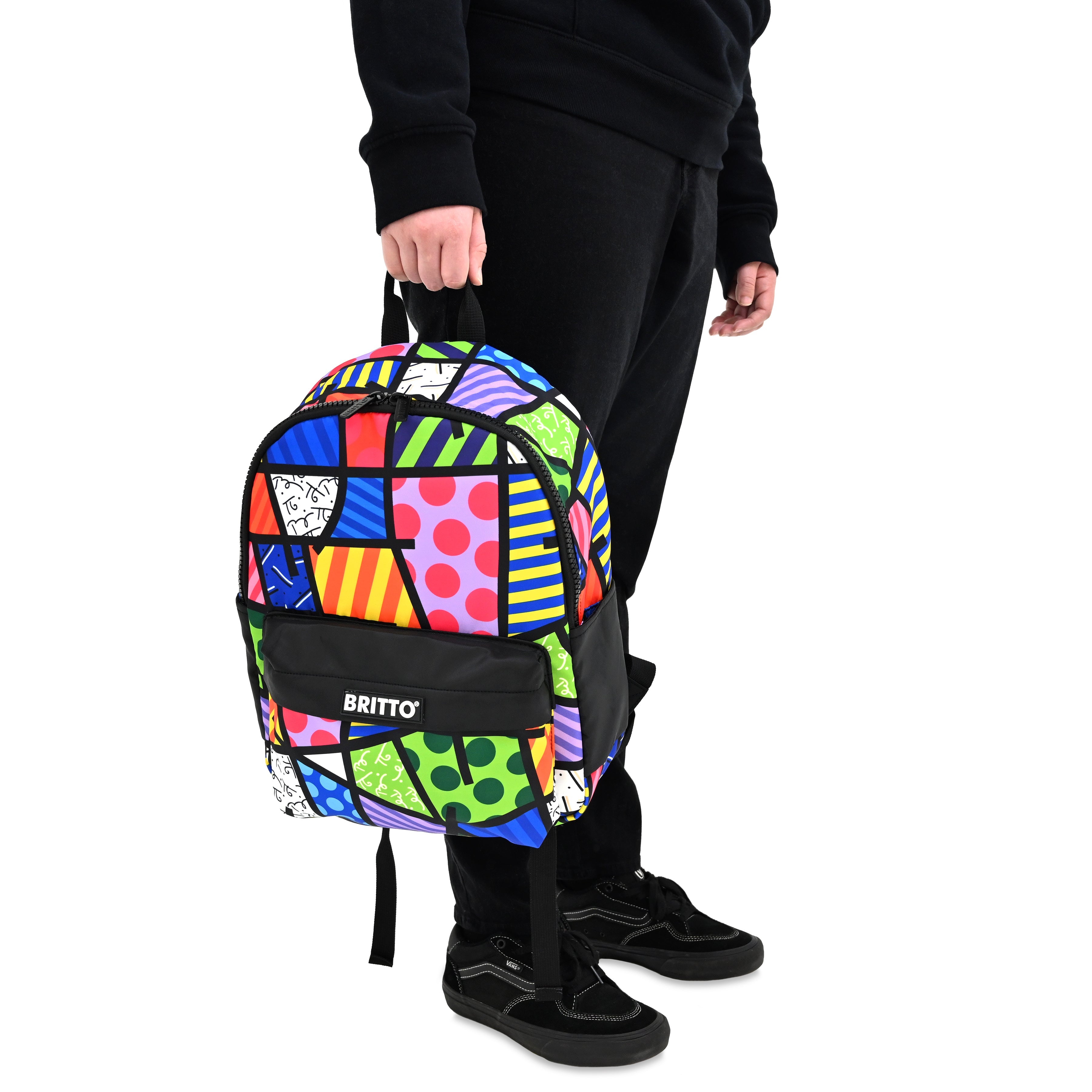 Colorful backpack shop