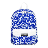 BRITTO® Backpack - BLUE GRAFFITI