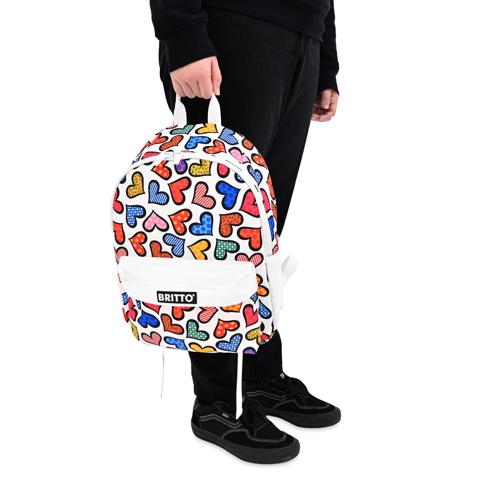 Romero Britto britto backpack hearts  colorful pop art design