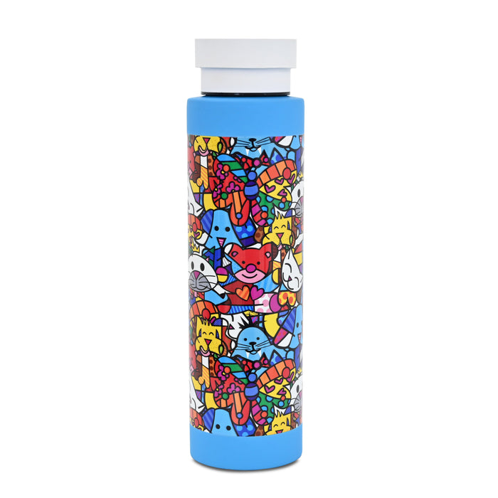 BRITTO® Water Bottle - Best Friends (Blue)