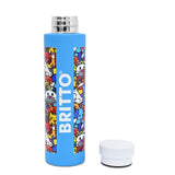 BRITTO® Water Bottle - Best Friends (Blue)