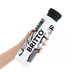 BRITTO® Water Bottle - Black Landscape (White)