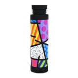 BRITTO® Water Bottle - Colorful Landscape (Black)