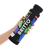 BRITTO® Water Bottle - Colorful Landscape (Black)