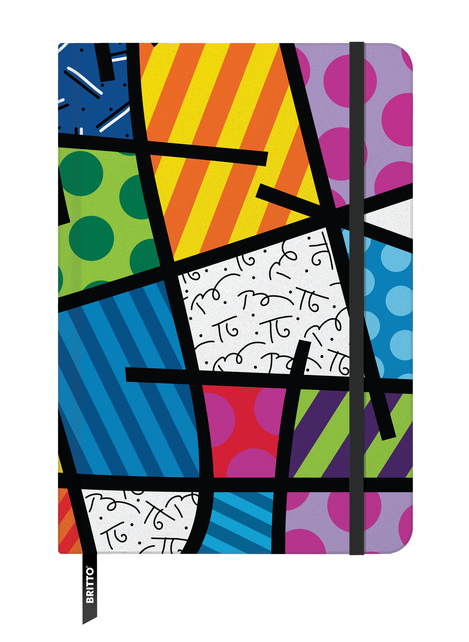Romero Britto britto journal colorful landscape  colorful pop art design