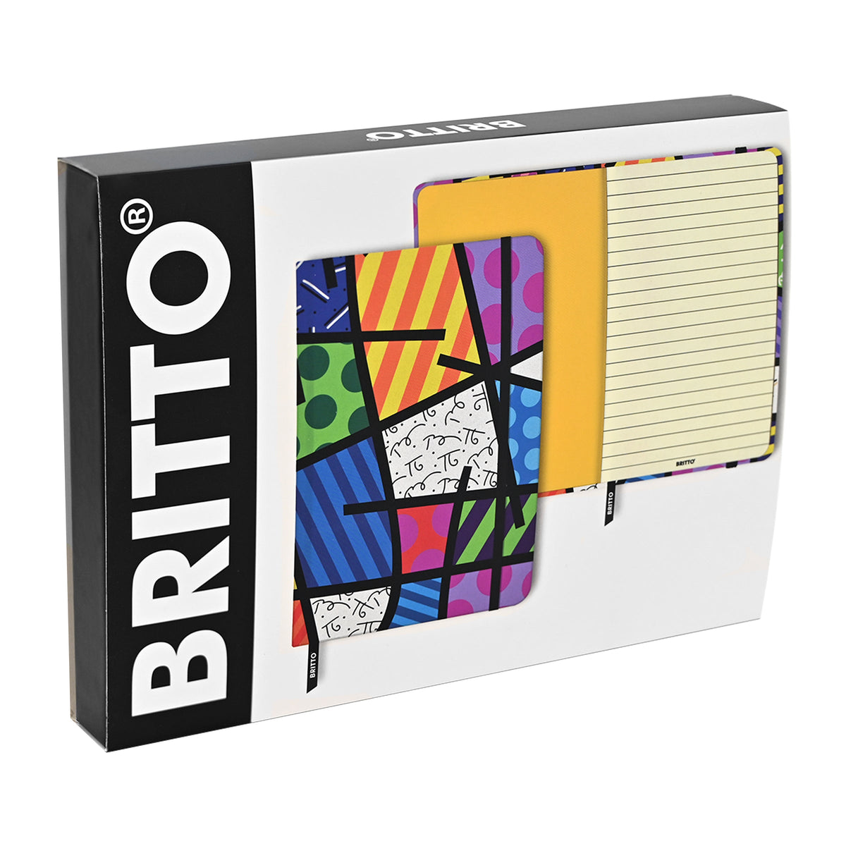 britto journal colorful landscape  colorful decorative collectible gift idea