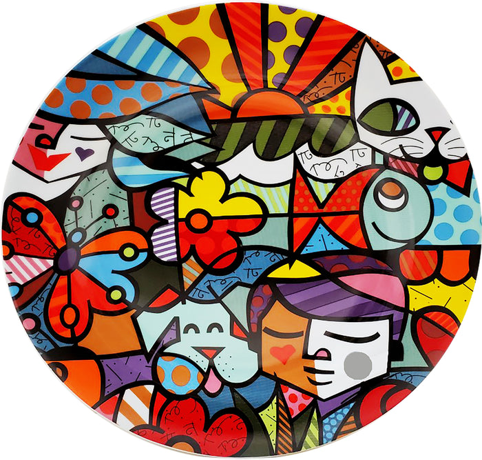 VISTA ALEGRE PORCELAIN PLATE BRITTO GARDEN - Fine Porcelain