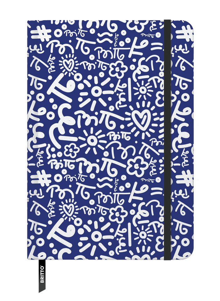 BRITTO® Journal - Graffiti (Blue)