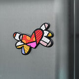 BRITTO RUBBER MAGNET - FLYING HEART