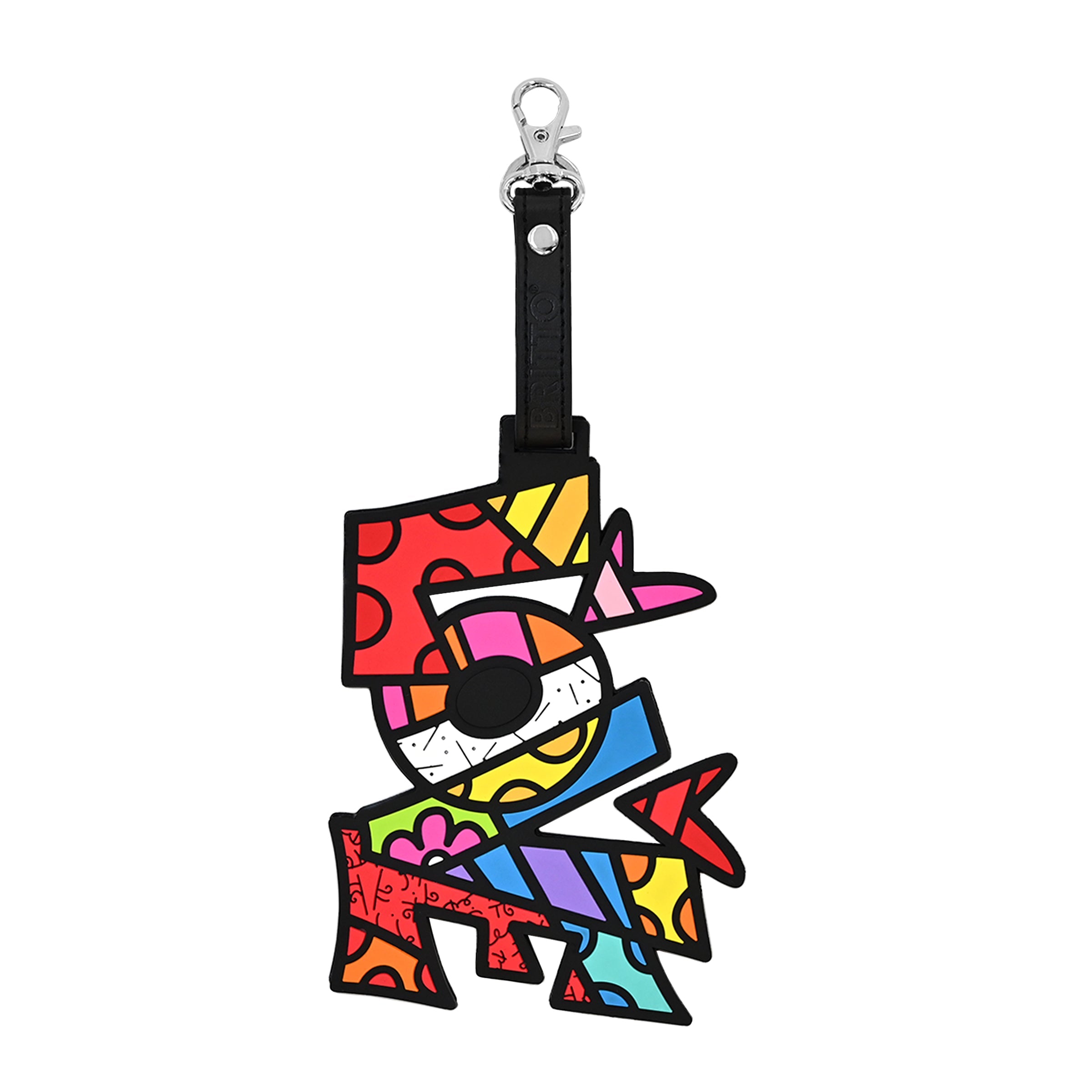 Britto Romero Large Rubber Luggage Tag Love Word