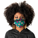 BRITTO® FACE MASK - FLOWERS NEW (TEAL) 5-PACK - *LIMITED TIME OFFER*