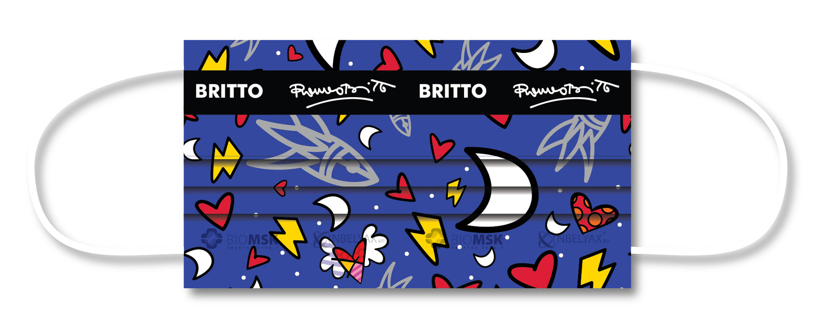 BRITTO® FACE MASK - ROCKETS (BLUE) 5-PACK - *LIMITED TIME OFFER*