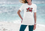 Limited Edition - Premium 100% Organic Cotton Flying Hearts T-Shirt - (Women)