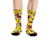 BRITTO® SOCKS - UNISEX - FLYING HEARTS