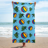 BRITTO® BEACH TOWEL - Limited Edition - MIAMI (BLUE)