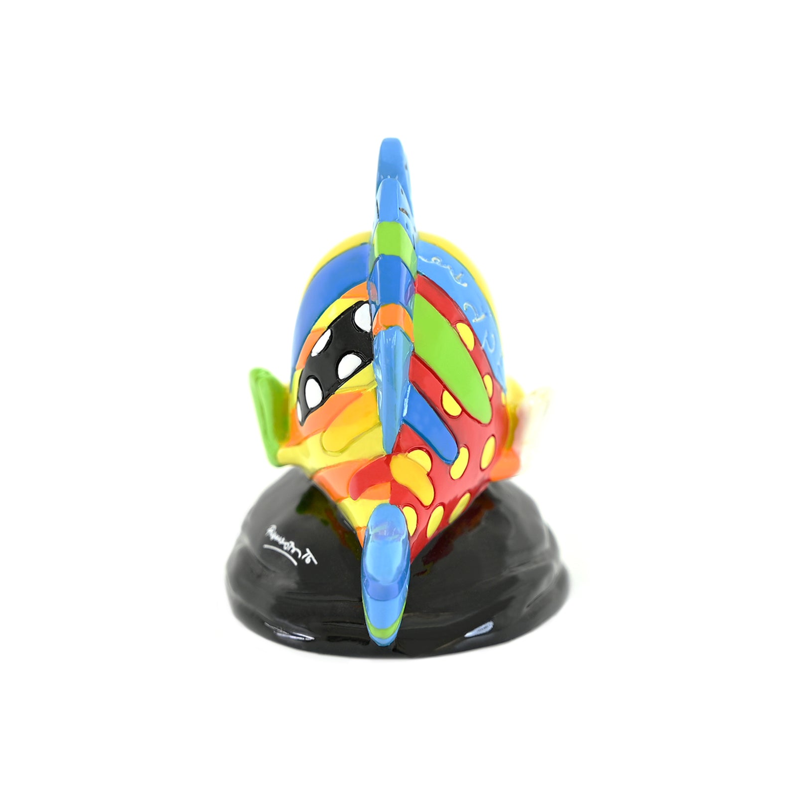 flounder mini disney by britto  artistic colorful design collectible