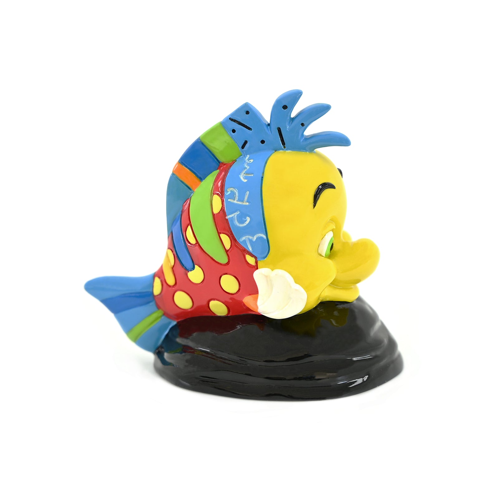 Romero Britto flounder mini disney by britto  contemporary pop art piece